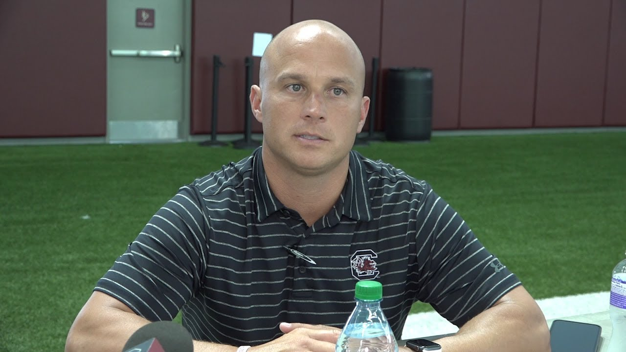 Justin Stepp at Football Media Day — 8/5/21