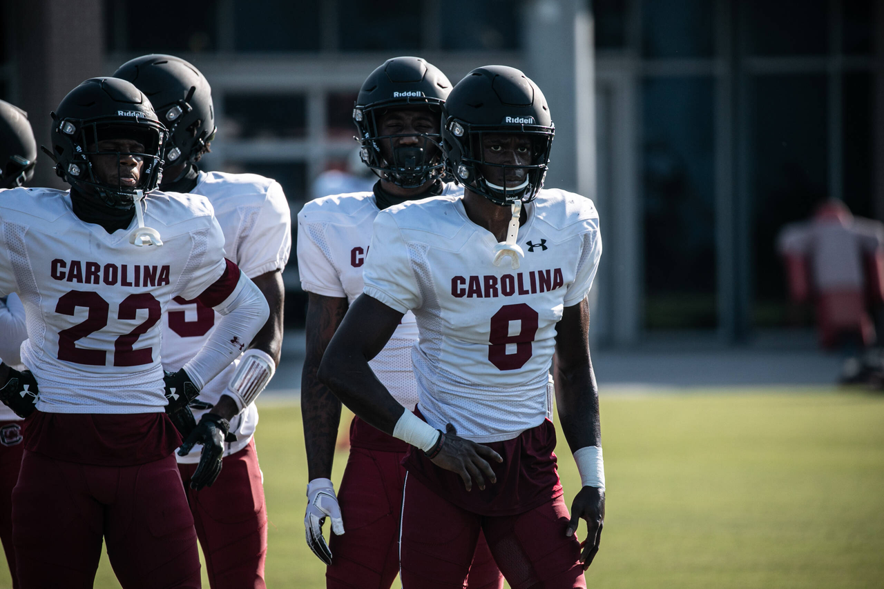 Cam Smith (9) | Tuesday, Sept. 8, 2020 | Ken & Cyndi Long Football Operations Center | Columbia, S.C. | Photos by South Carolina Athletics