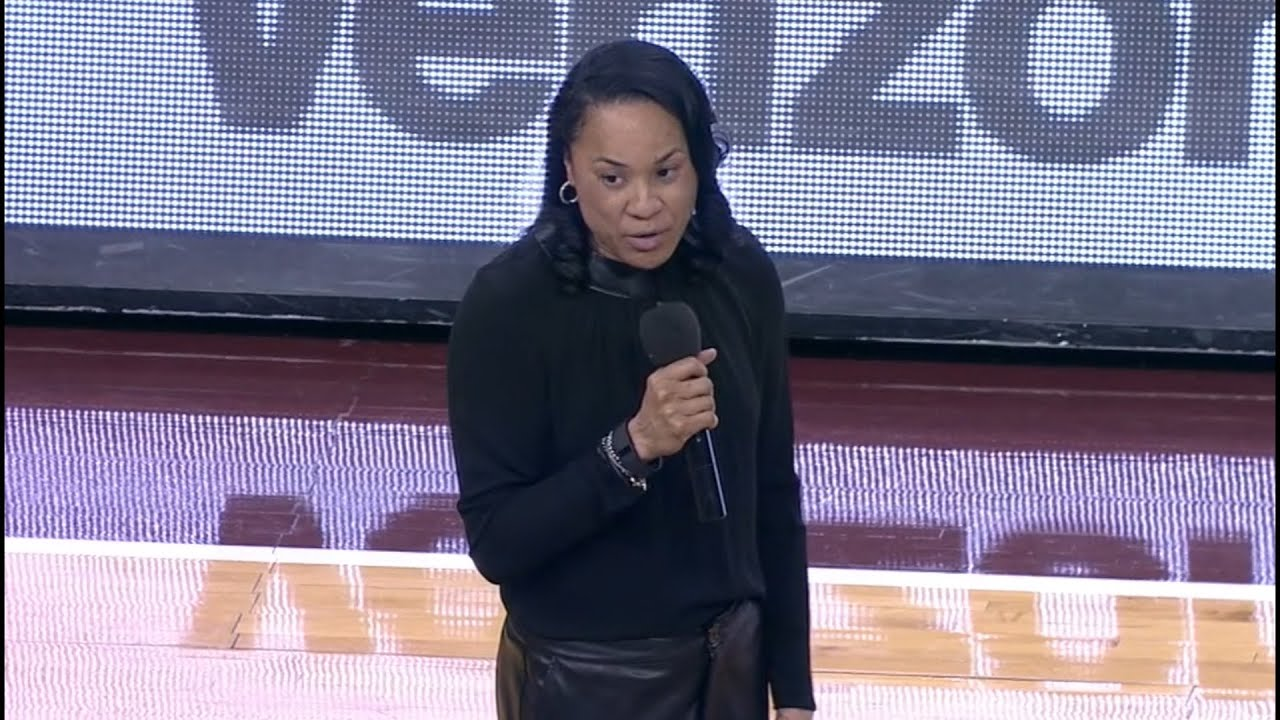 Dawn Staley Post-Game On-Court Speech - 2/28/16