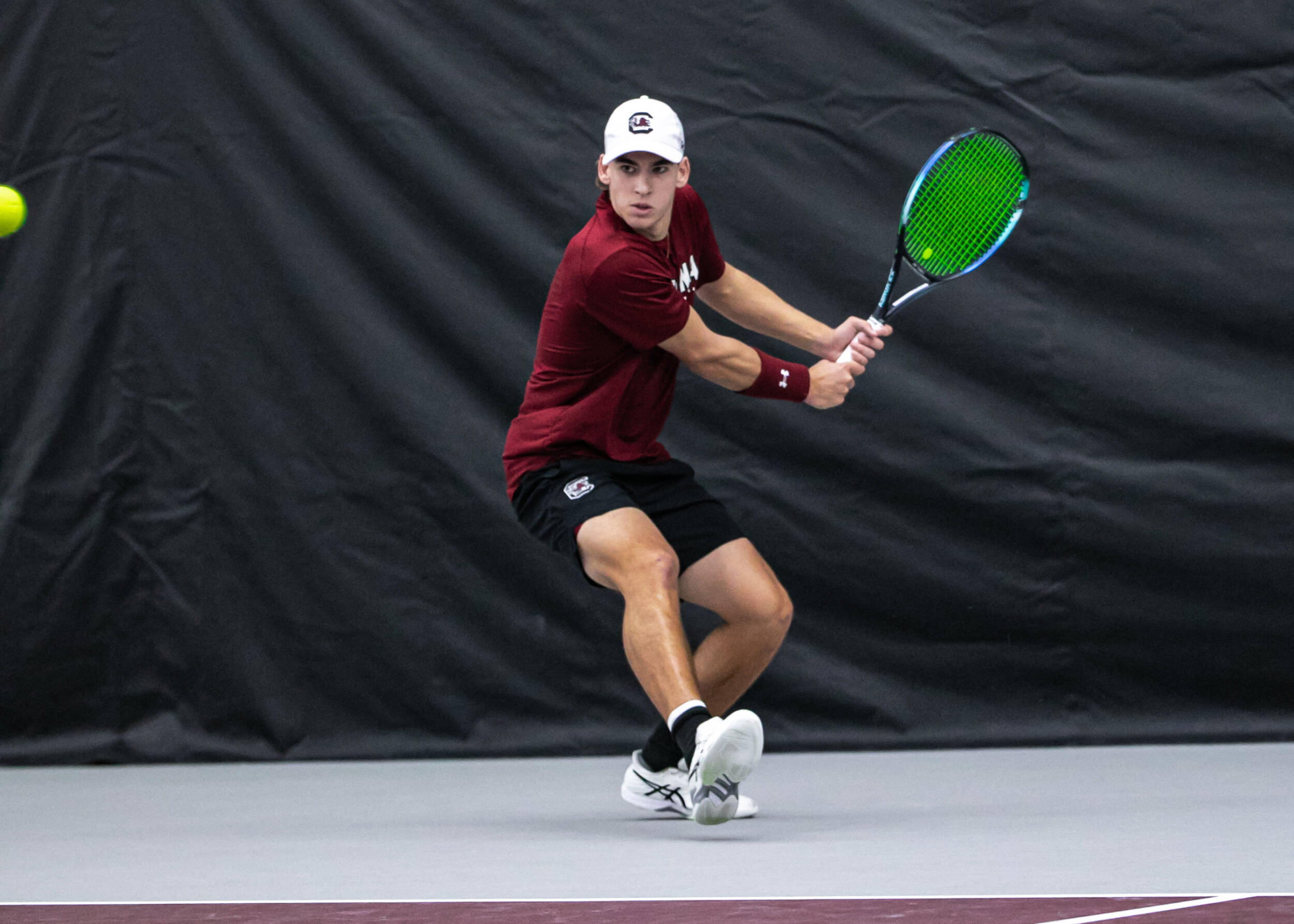 Hoole Records Top-50 Singles Win in South Carolina’s Loss to No. 9 Wake Forest