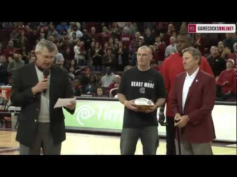 Gamecock Football Halftime Recognition