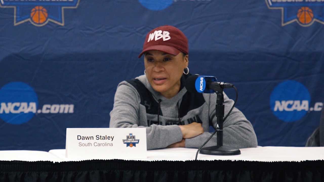 3/21/19 - Tyasha Harris, Alexis Jennings, Dawn Staley News Conference