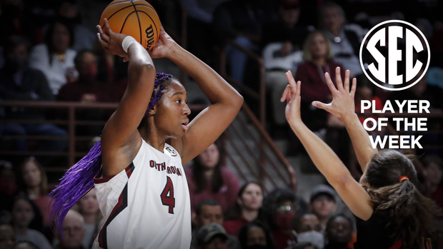Aliyah Boston - SEC Player of the Week - 12/14/21