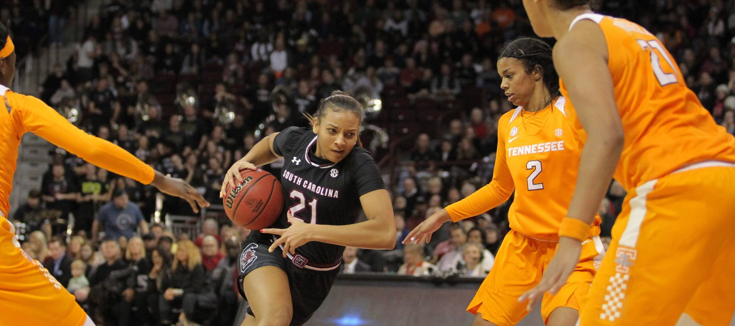 No. 7 Gamecocks Fall To No. 15 Tennessee 65-46 Sunday