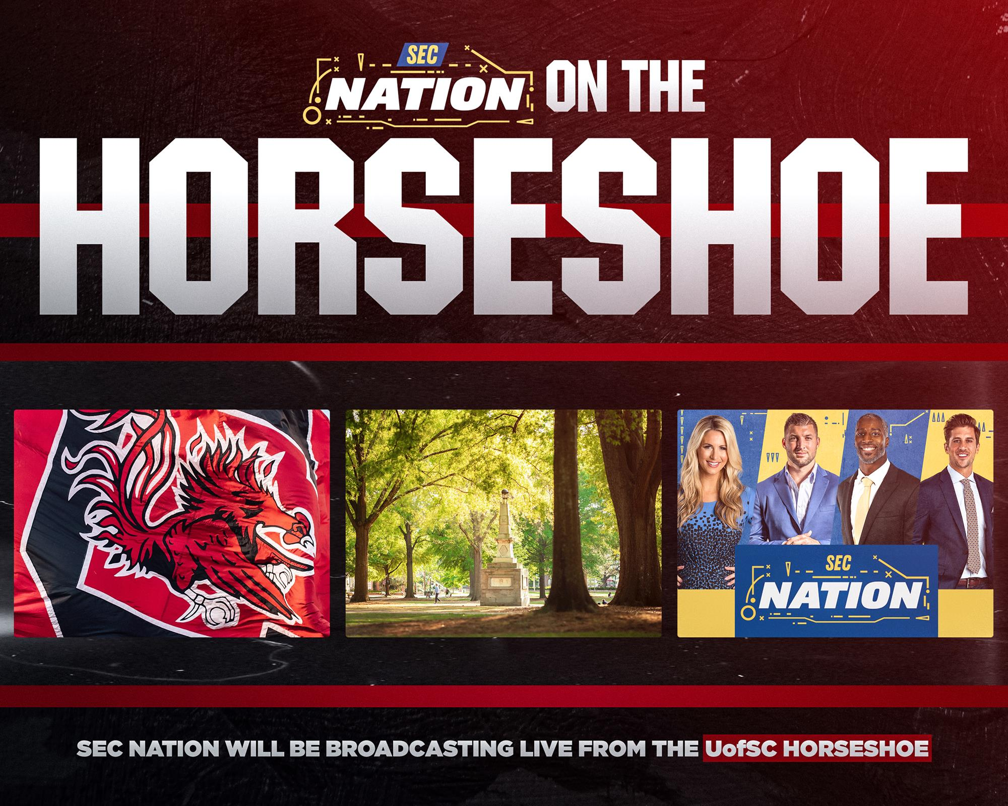 SEC Nation Presented by Academy Sports + Outdoors Comes to the Carolina Horseshoe