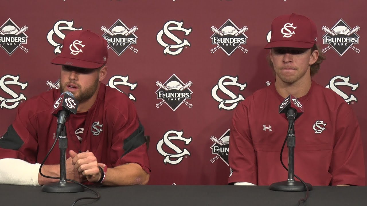 POSTGAME: Jacob Olson, LT Tolbert on Presbyterian — 4/17/18