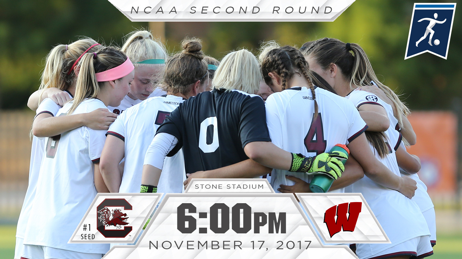 South Carolina To Host Wisconsin In Round Two Of NCAA Tournament Friday