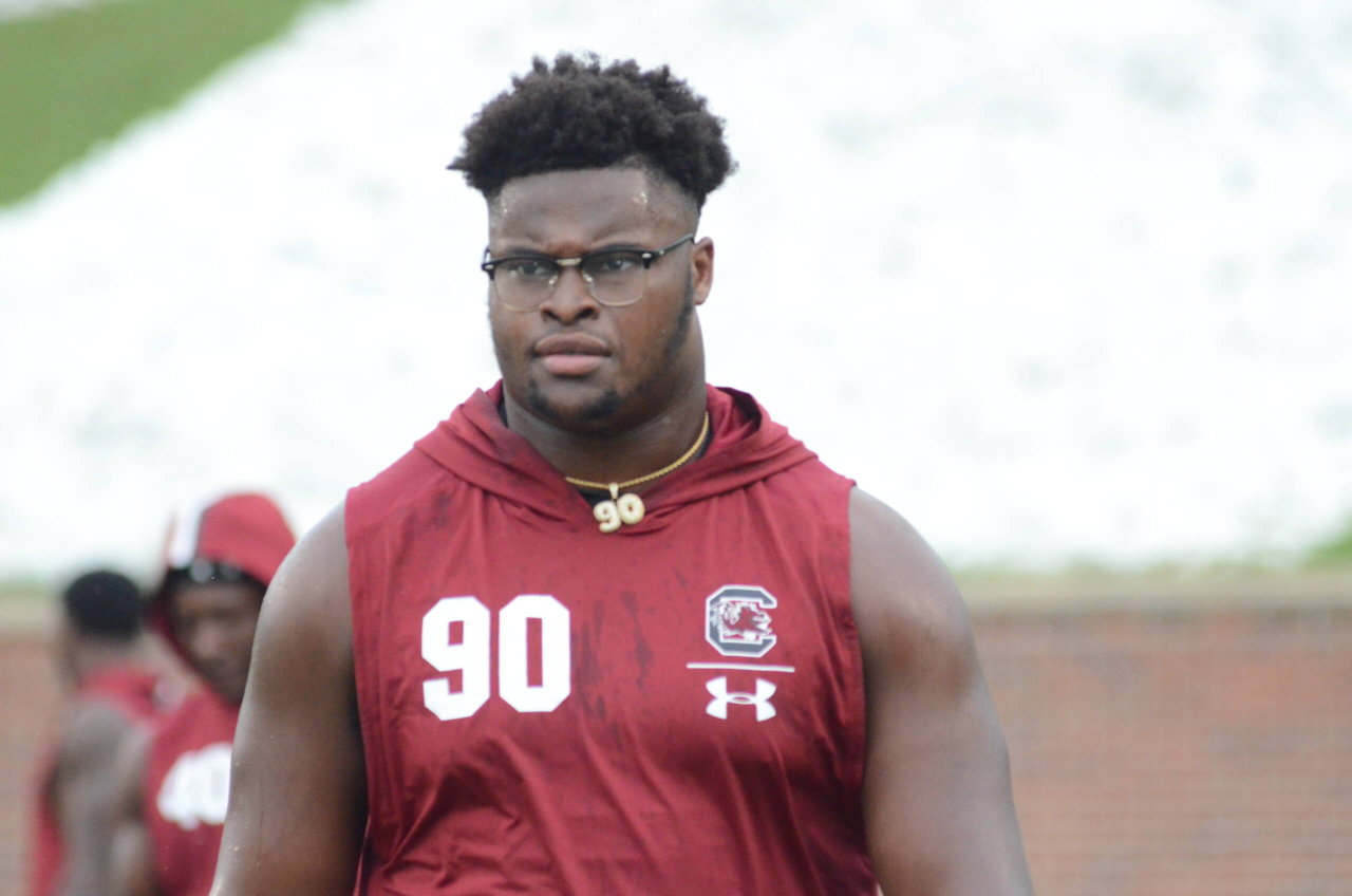 Rick Sandidge (90) at Missouri (Sept. 21, 2019)