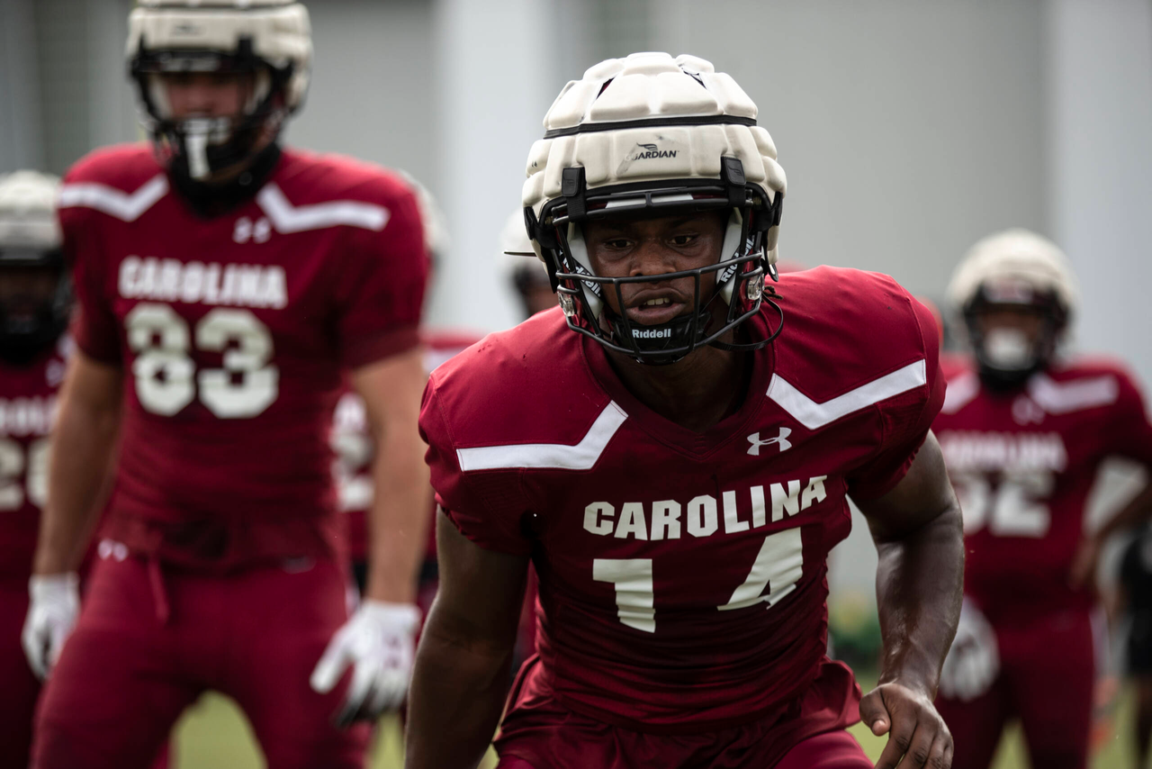 Deshaun Fenwick (14) | Tuesday, Sept. 1, 2020 | Ken & Cyndi Long Football Operations Center | Columbia, S.C. | Photos by South Carolina Athletics