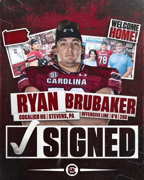 Ryan Brubaker - Football - University of South Carolina Athletics