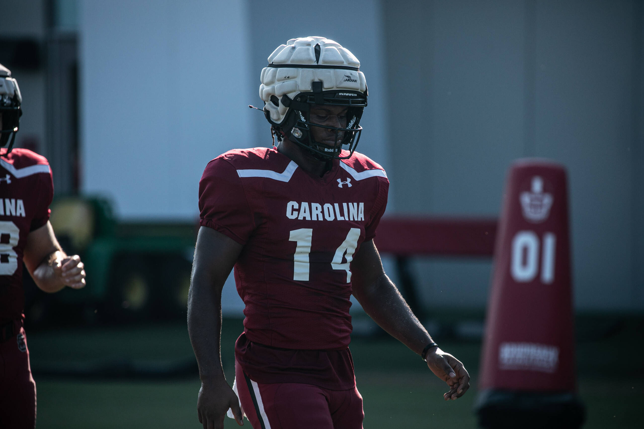 Deshaun Fenwick (14) | Tuesday, Sept. 8, 2020 | Ken & Cyndi Long Football Operations Center | Columbia, S.C. | Photos by South Carolina Athletics