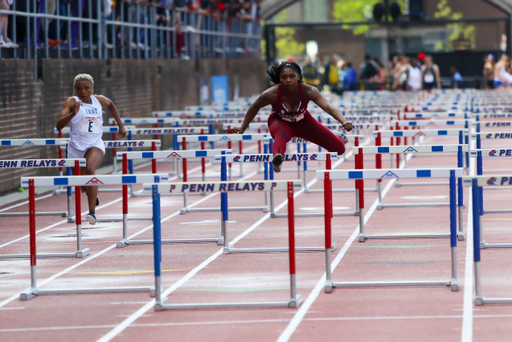 Milan Parks in action at the 125th Penn Relays | Photo by Charles Revelle | April 26, 2019
