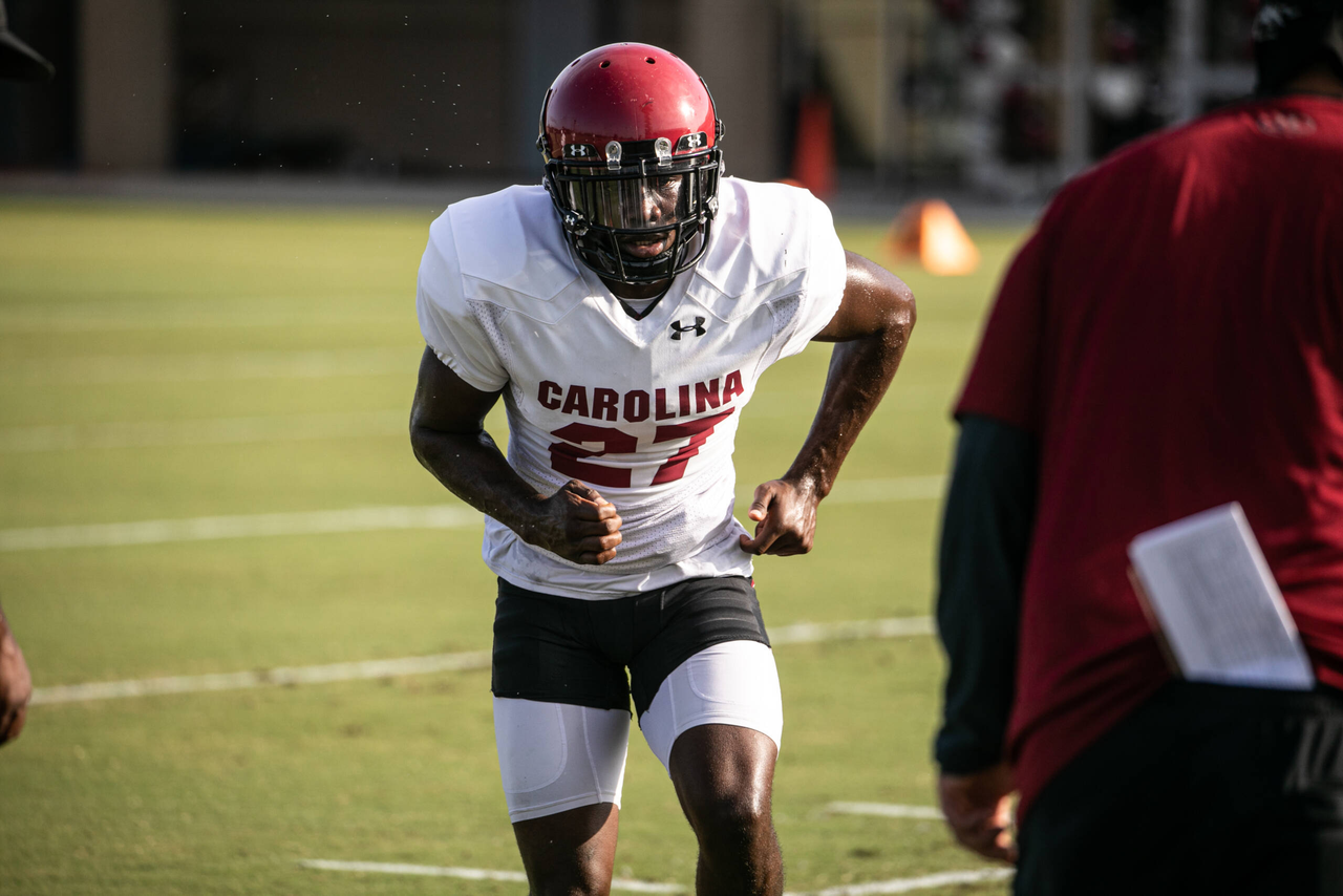 Jaylan Foster (27) | Thursday, Aug. 27, 2020 | Ken & Cyndi Long Football Operations Center | Columbia, S.C. | Photos by South Carolina Athletics