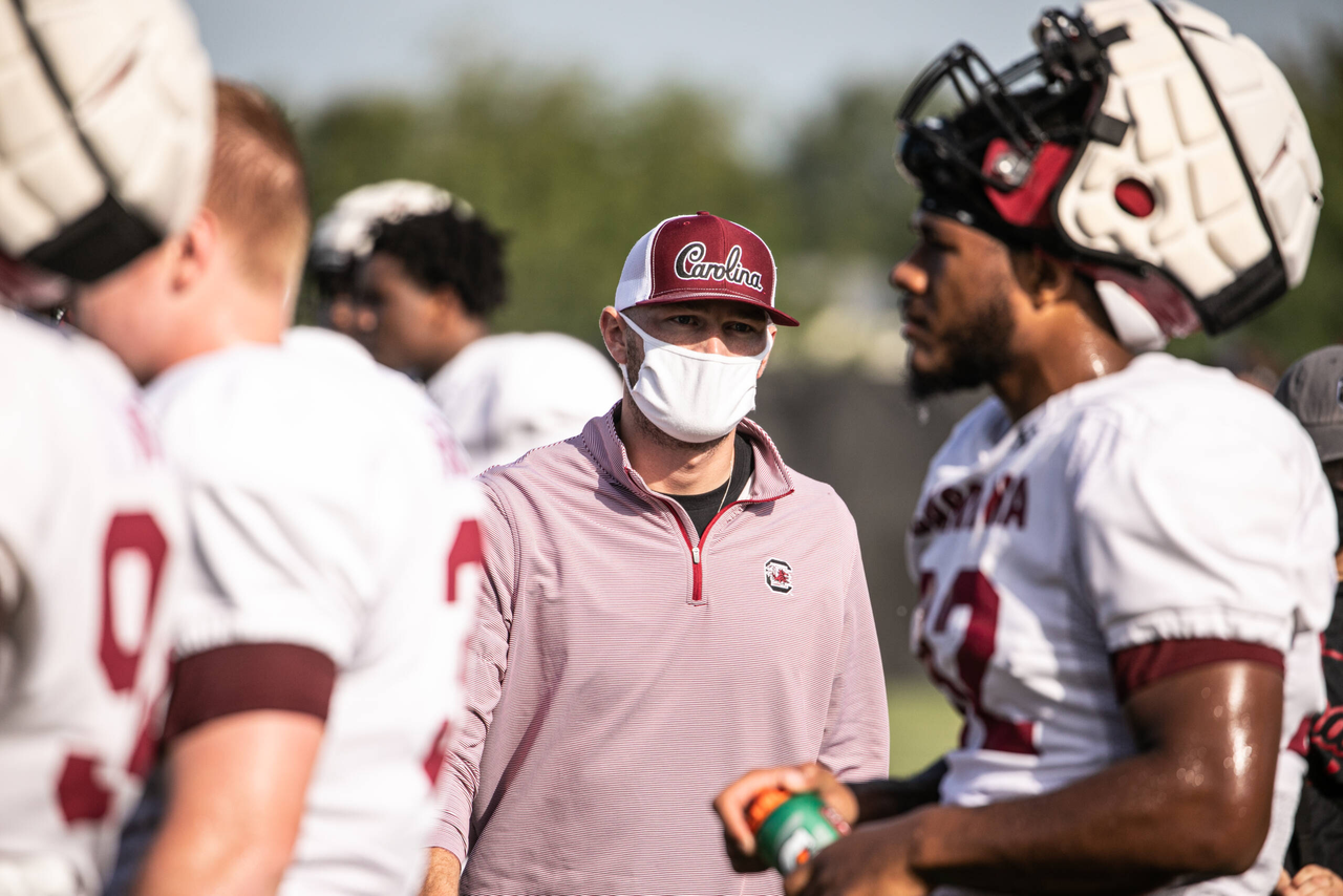 Director of Football Student-Athlete Development Connor Shaw | Thursday, Aug. 27, 2020 | Ken & Cyndi Long Football Operations Center | Columbia, S.C. | Photos by South Carolina Athletics