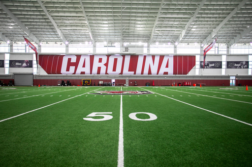 The Jerri and Steve Spurrier Indoor Practice Facility