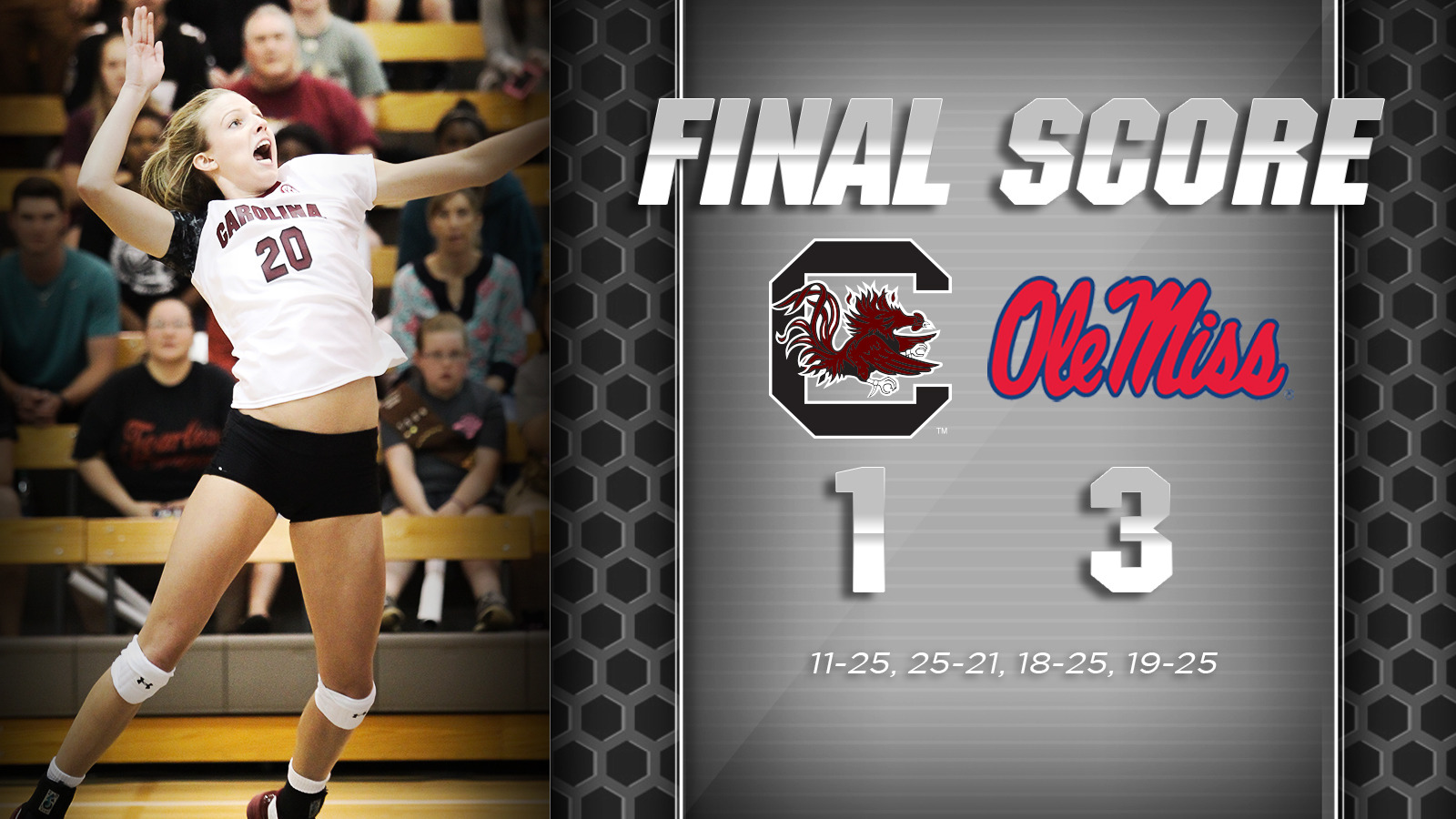 Gamecocks Lose Road Finale at Ole Miss, 3-1