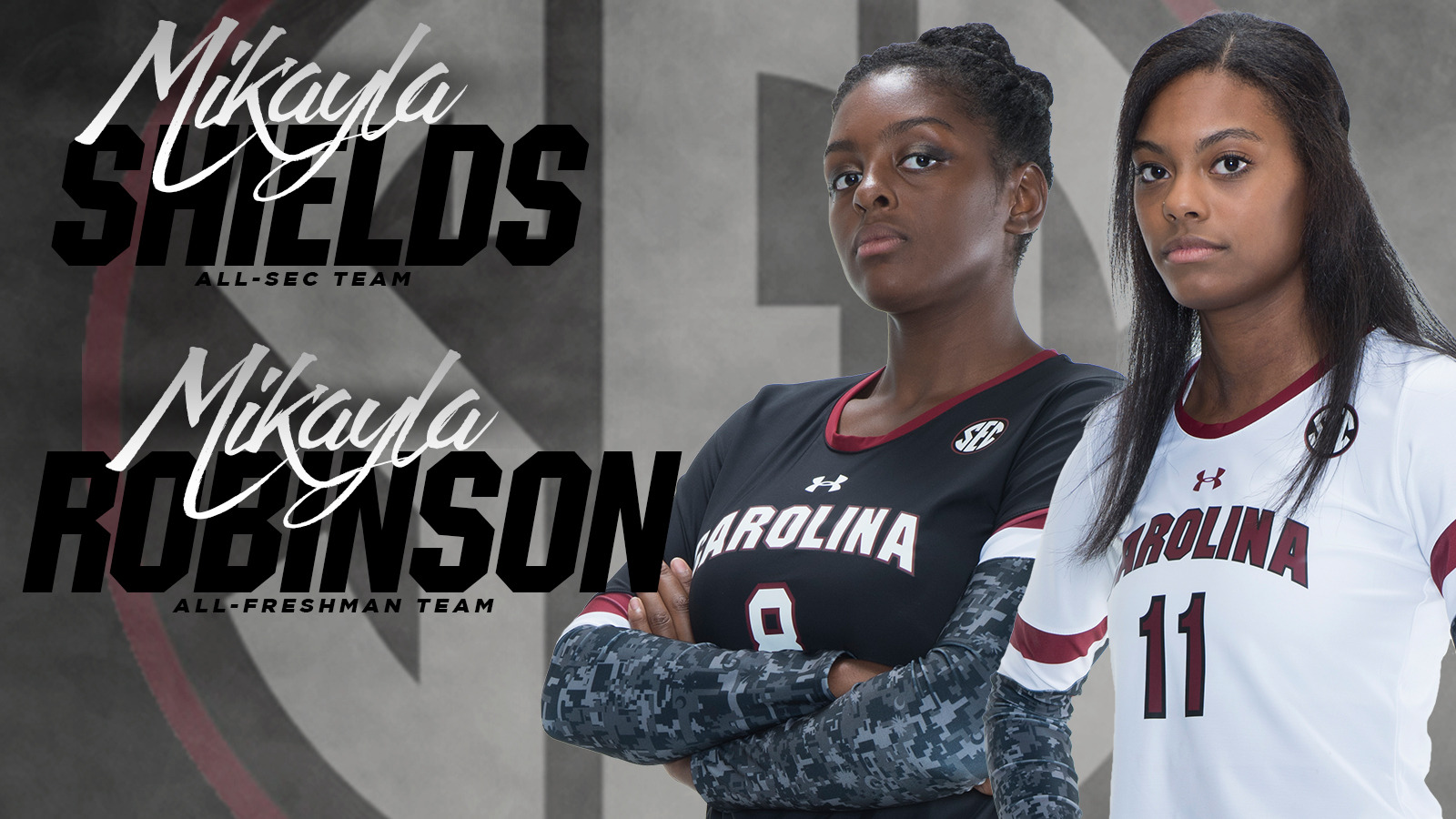 Shields and Robinson Earn Postseason Conference Honors