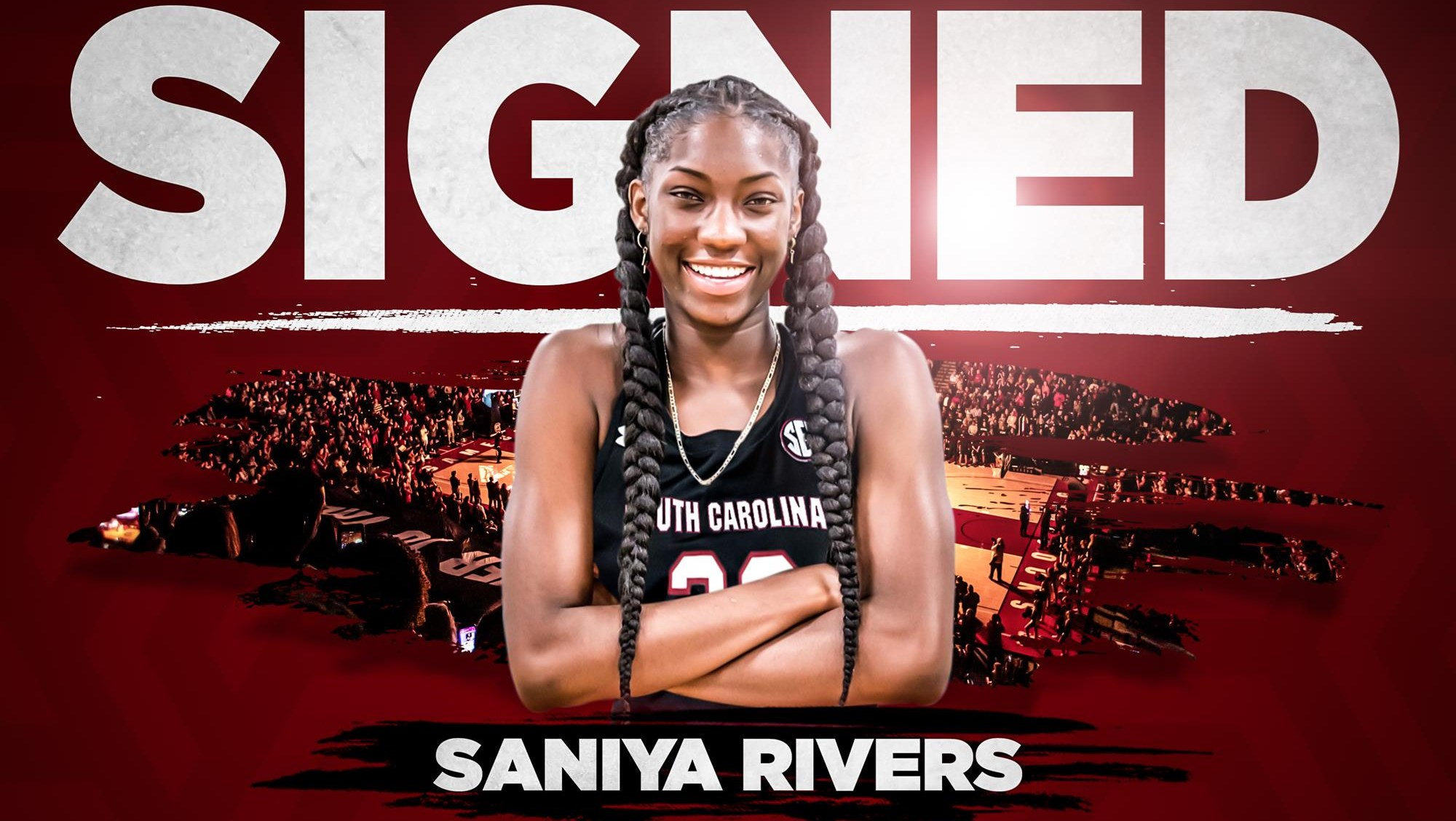 No. 3 Saniya Rivers Joins Gamecocks' 2021 Signing Class