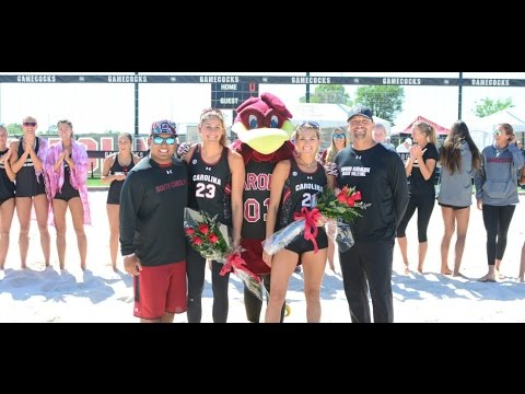 HIGHLIGHTS: Beach Volleyball vs. Coastal Carolina — 4/16/16