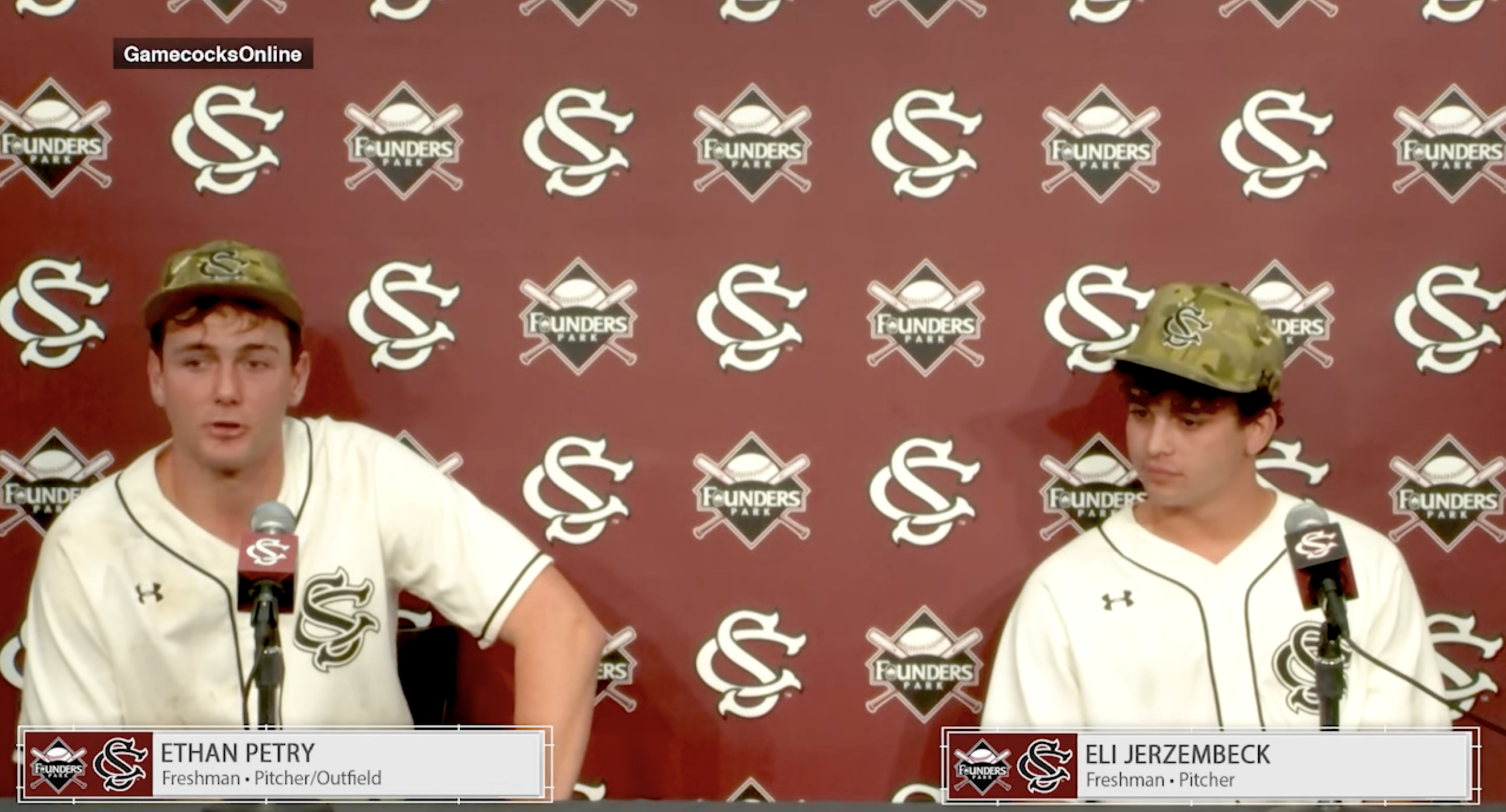 PostGame News Conference: (Winthrop) - Ethan Petry and Eli Jerzembeck