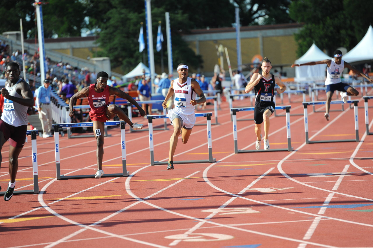 Quincy Hall in action at the 2019 NCAA Outdoor Championships | June 5-8, 2019 | Photos by Cheryl Treworgy