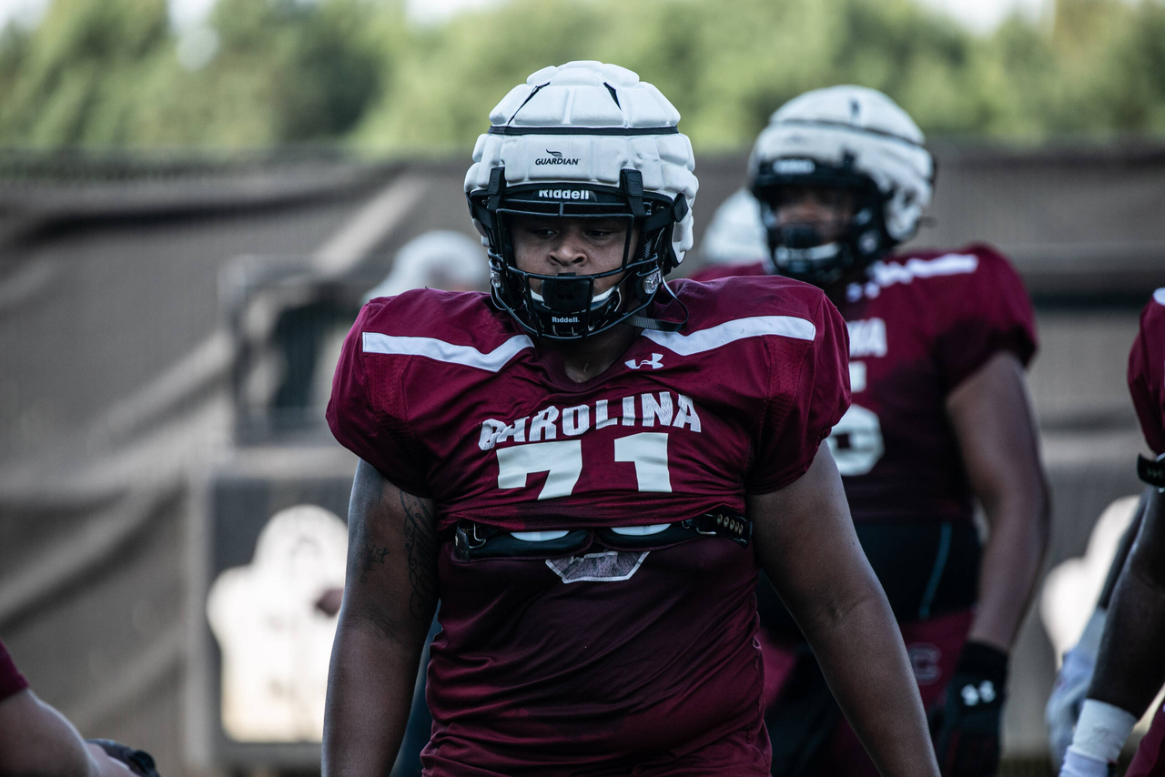 Eric Douglas (71) | Tuesday, Sept. 8, 2020 | Ken & Cyndi Long Football Operations Center | Columbia, S.C. | Photos by South Carolina Athletics