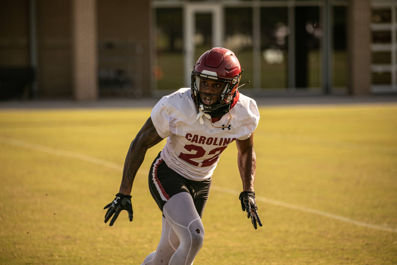 John Dixon (22) | Thursday, Sept. 3, 2020 | Ken & Cyndi Long Football Operations Center | Columbia, S.C. | Photos by South Carolina Athletics