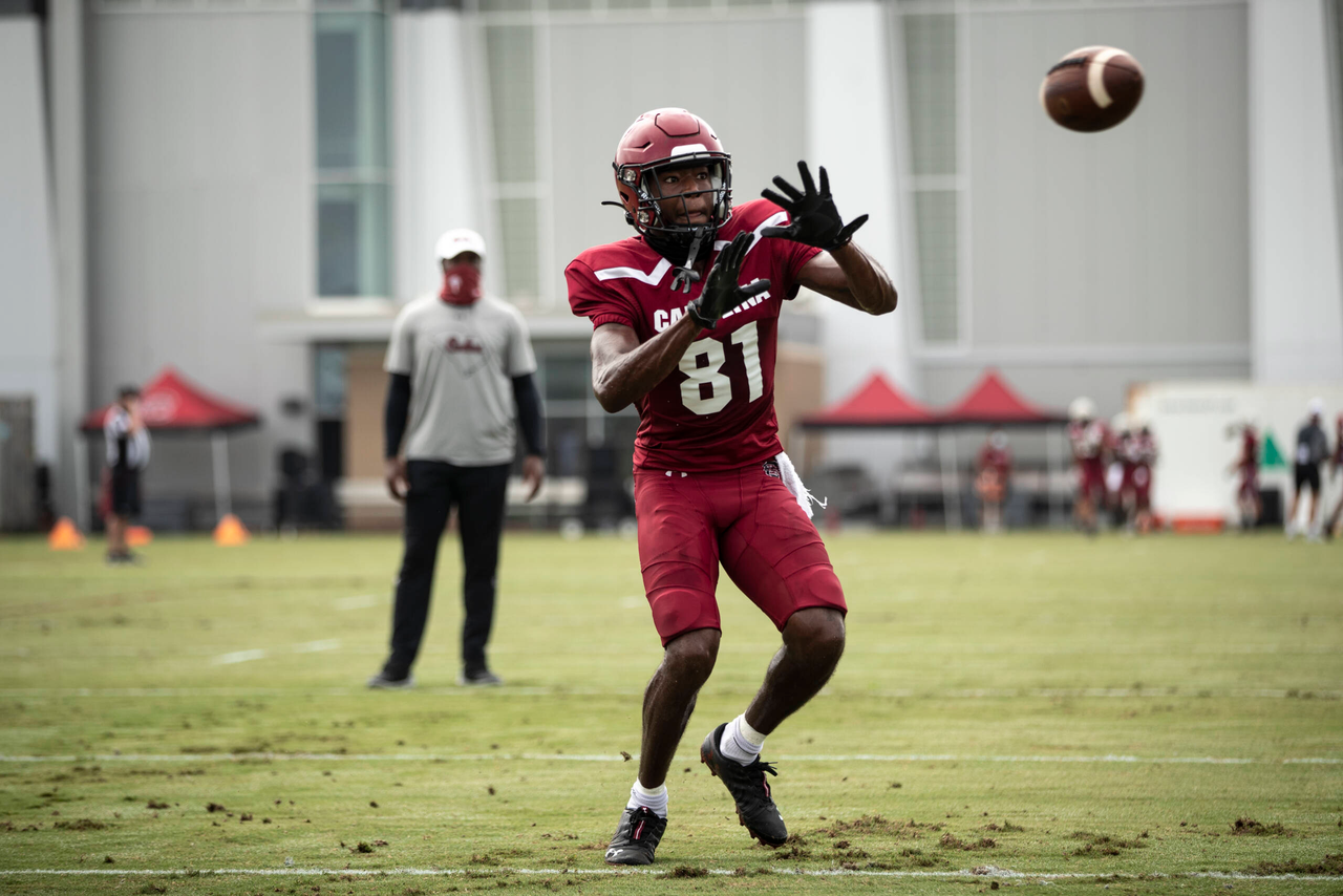 Jalen Brooks (81) | Tuesday, Sept. 1, 2020 | Ken & Cyndi Long Football Operations Center | Columbia, S.C. | Photos by South Carolina Athletics