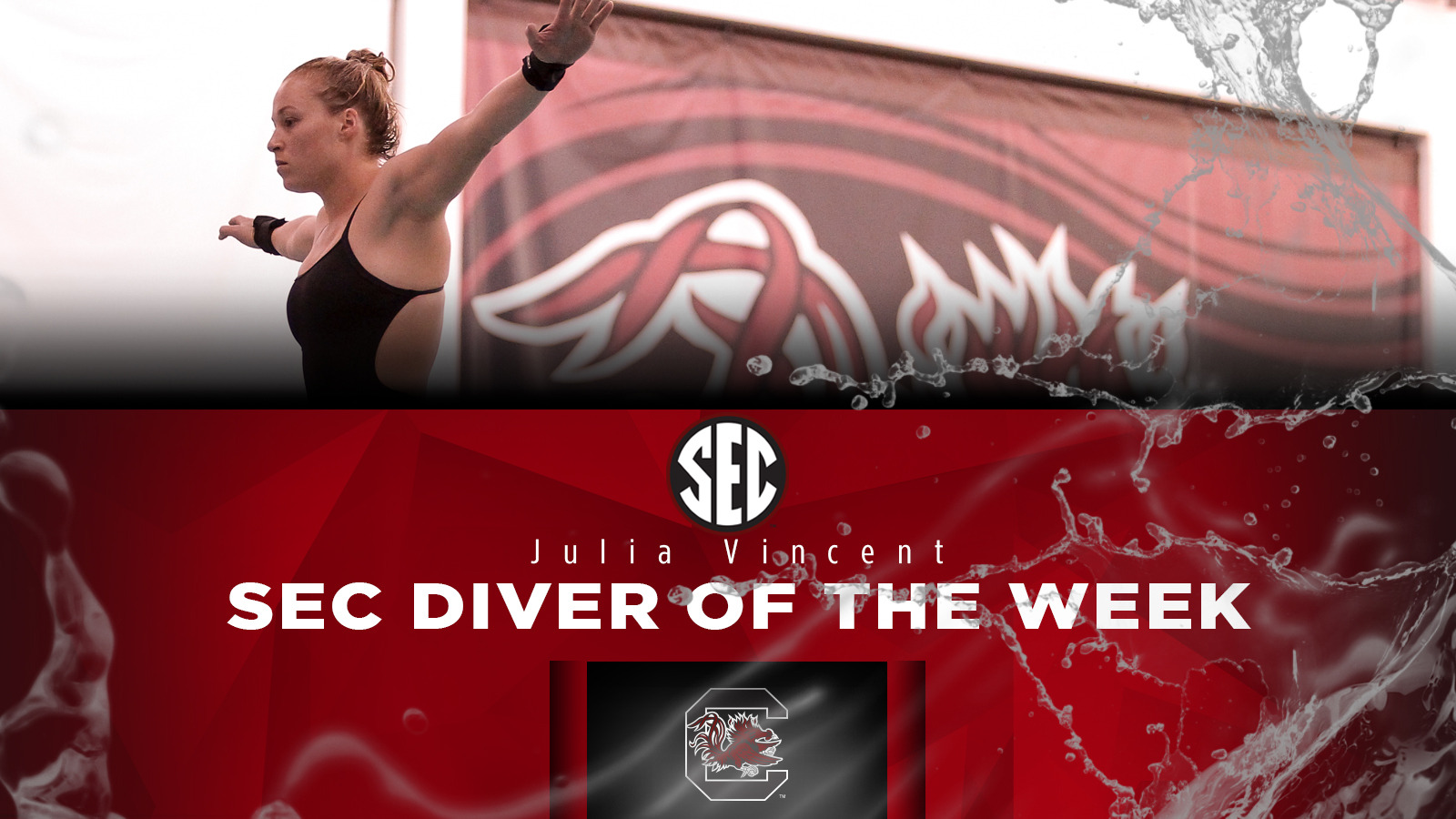 Vincent Named SEC Female Diver of the Week