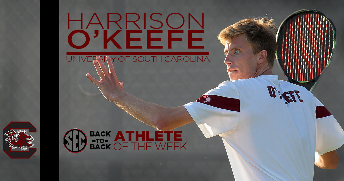 O'Keefe Named SEC Athlete of the Week for Second Straight Week