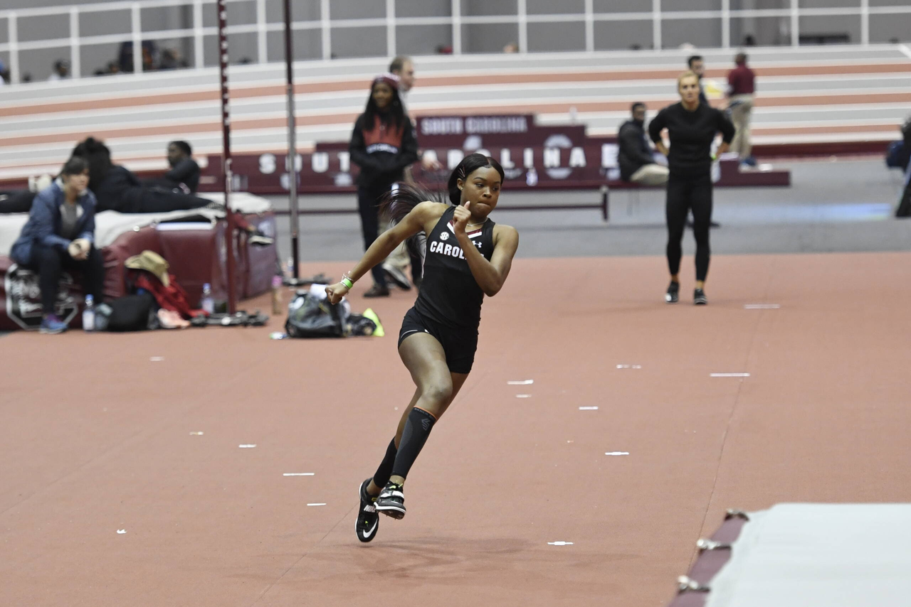 Dymier Jeffery in action at the Gamecock Inaugural | Jan. 19, 2019 | Photo by Jenny Dilworth