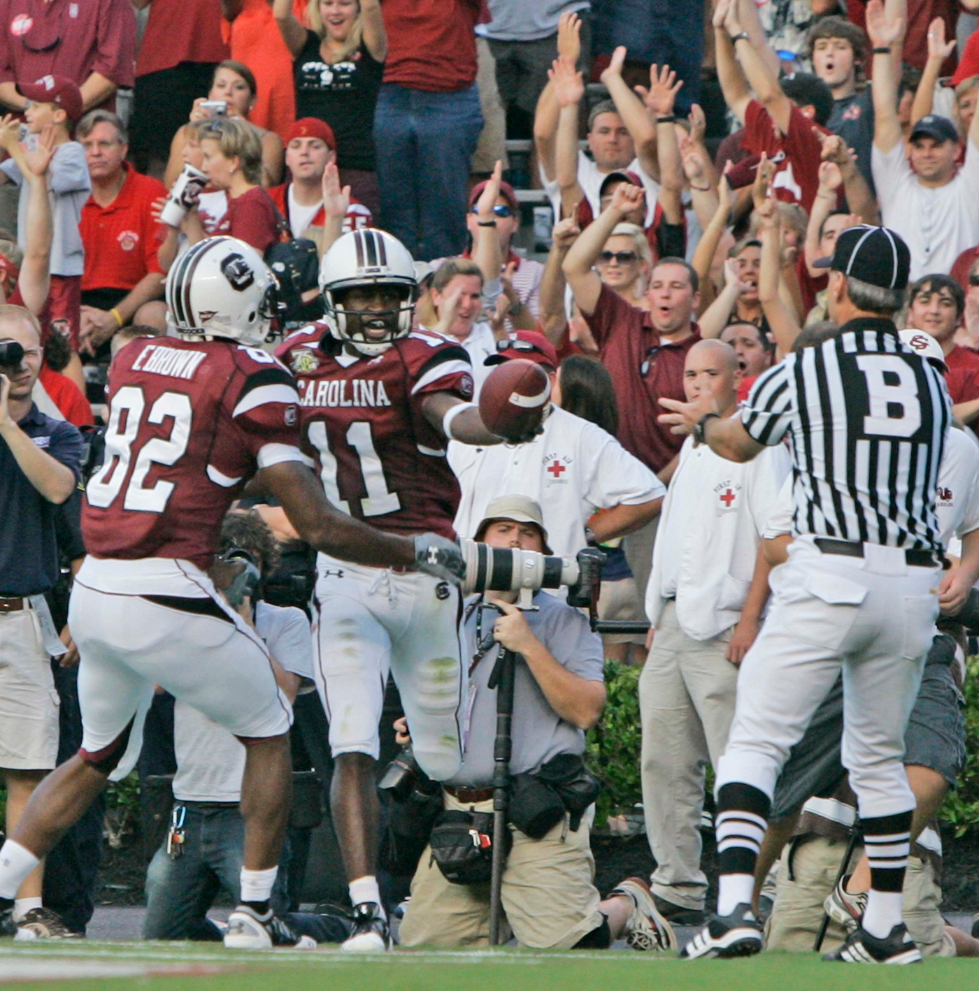 South Carolina Gamecocks WR #11 Kenny McKinley (2005-2008