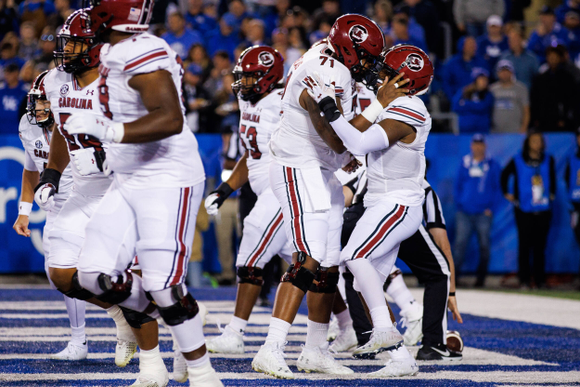 South Carolina shuts down No. 13 Kentucky 24-14