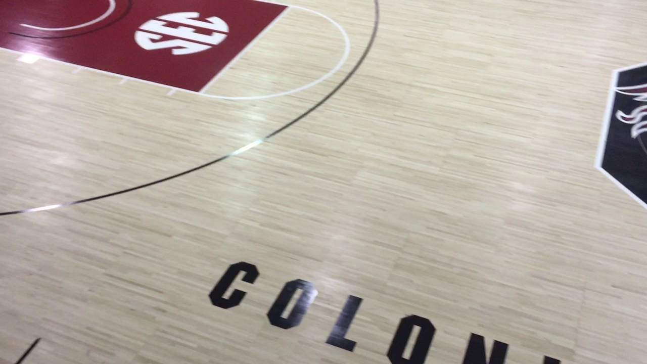 New Basketball Court at Colonial Life Arena