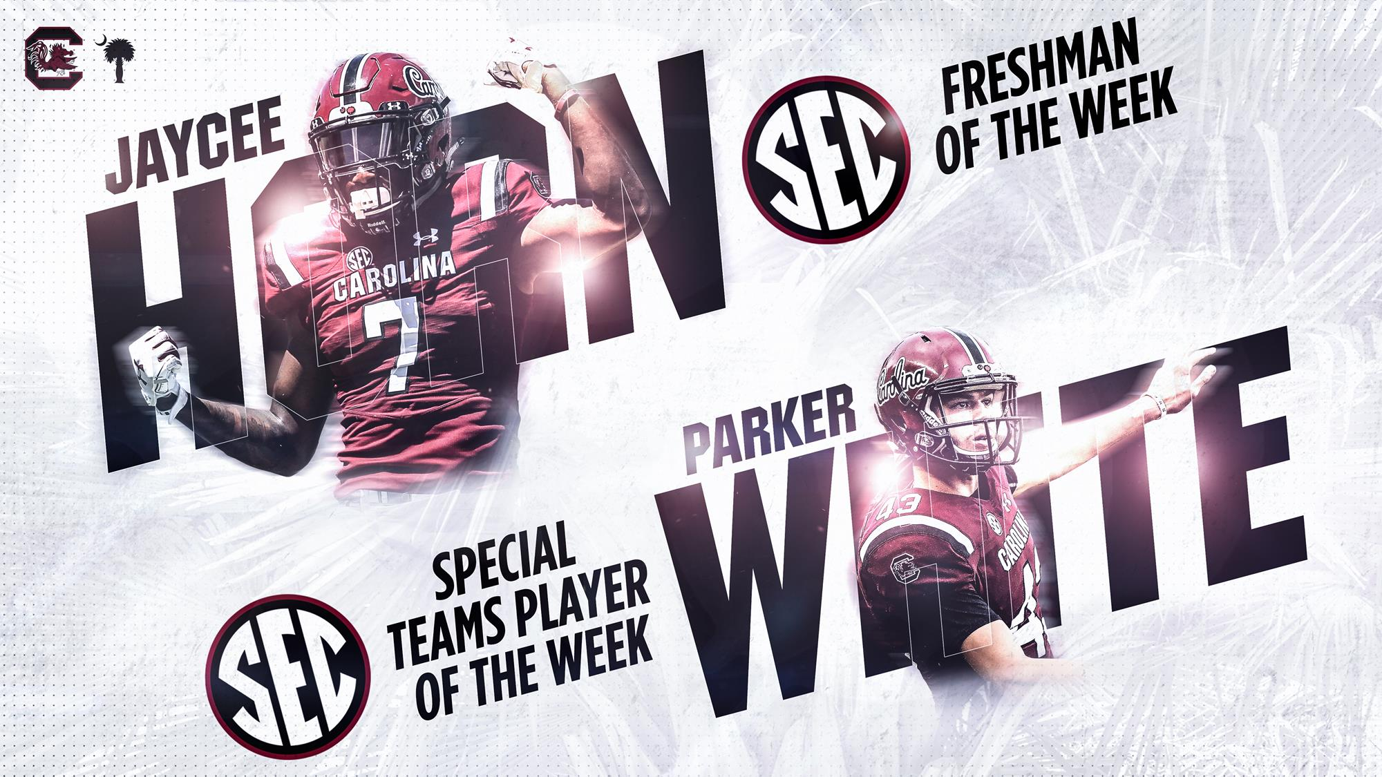 White and Horn Recognized as SEC Players of the Week
