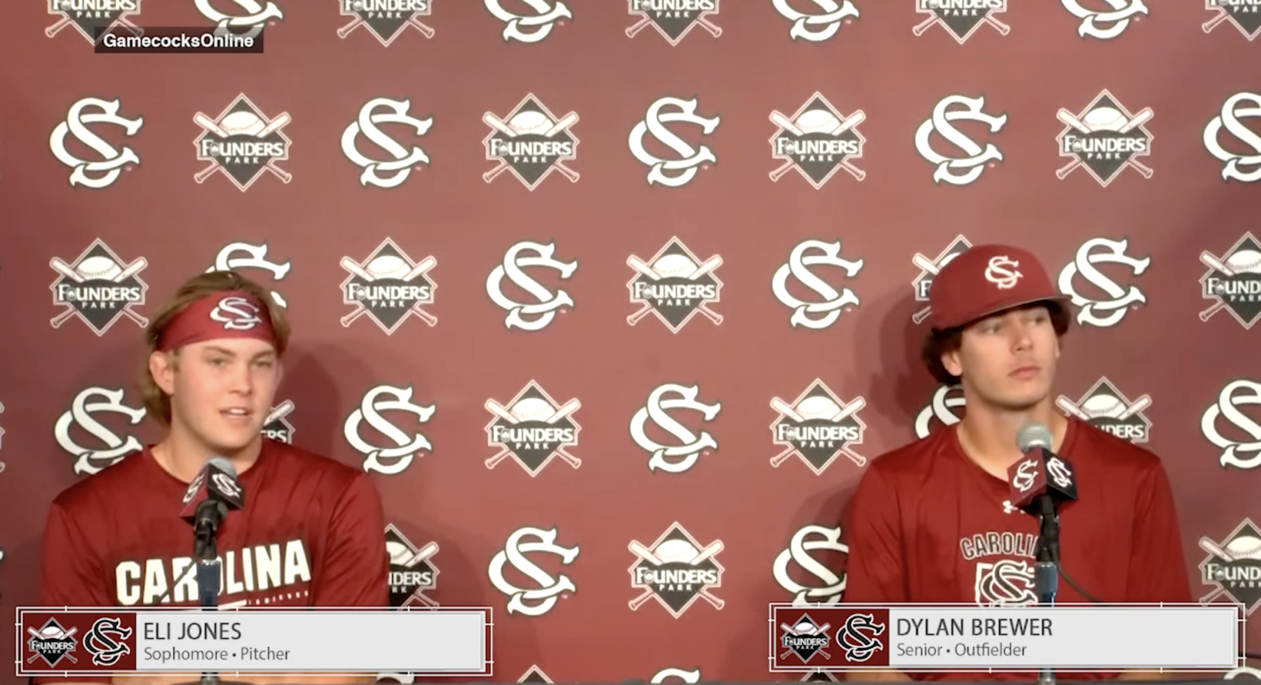 Eli Jones and Dylan Brewer News Conference