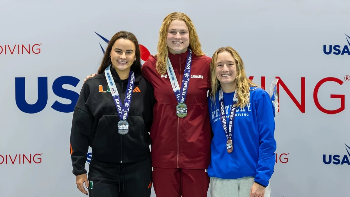 Verzyl Captures Gold at 2025 USA Diving Winter Nationals