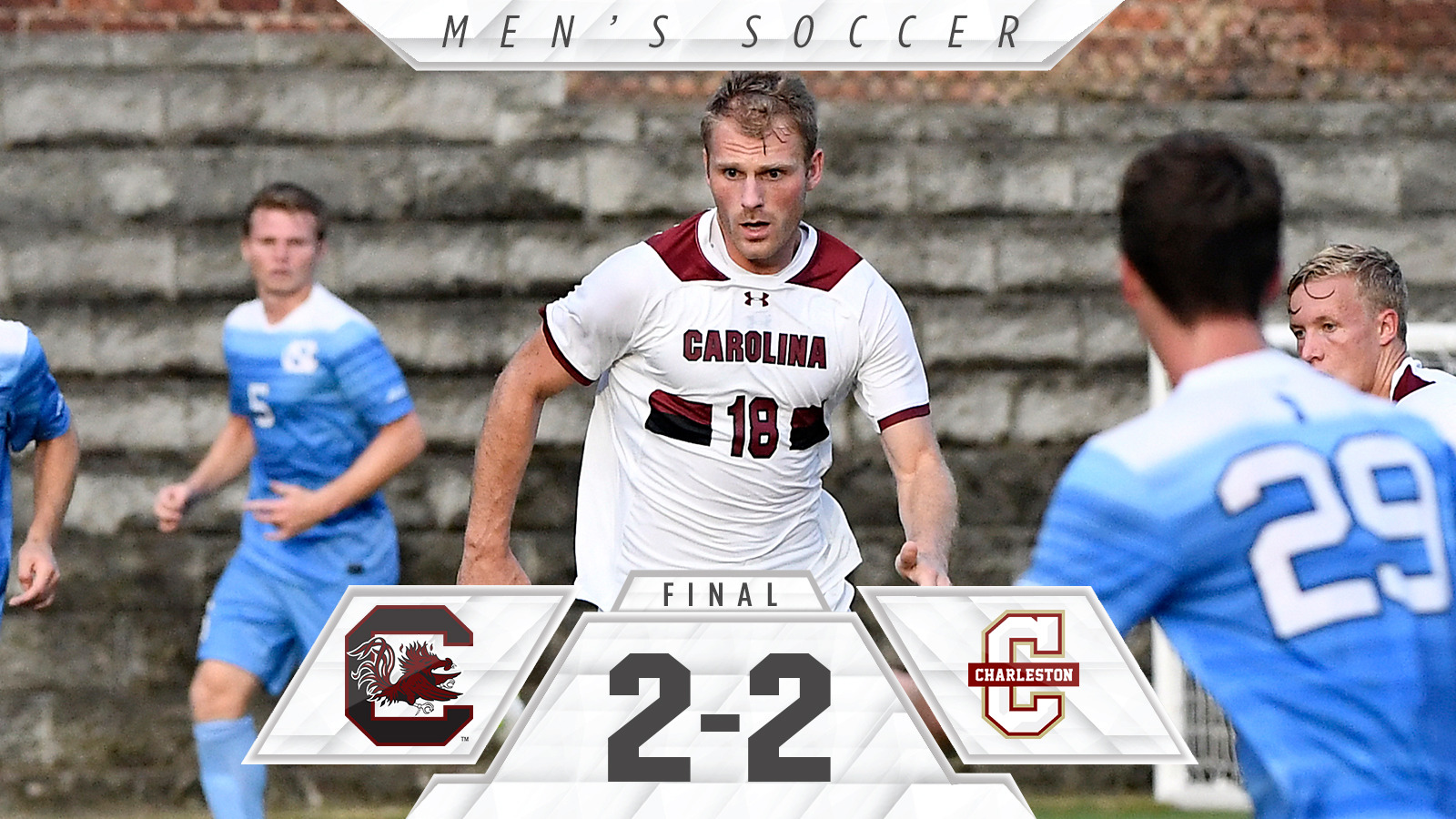 Carolina Draws With CofC 2-2 In Final Exhibition