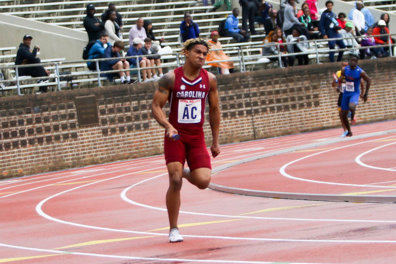 Carlos Wilson in action at the 125th Penn Relays | Photo by Charles Revelle | April 26, 2019