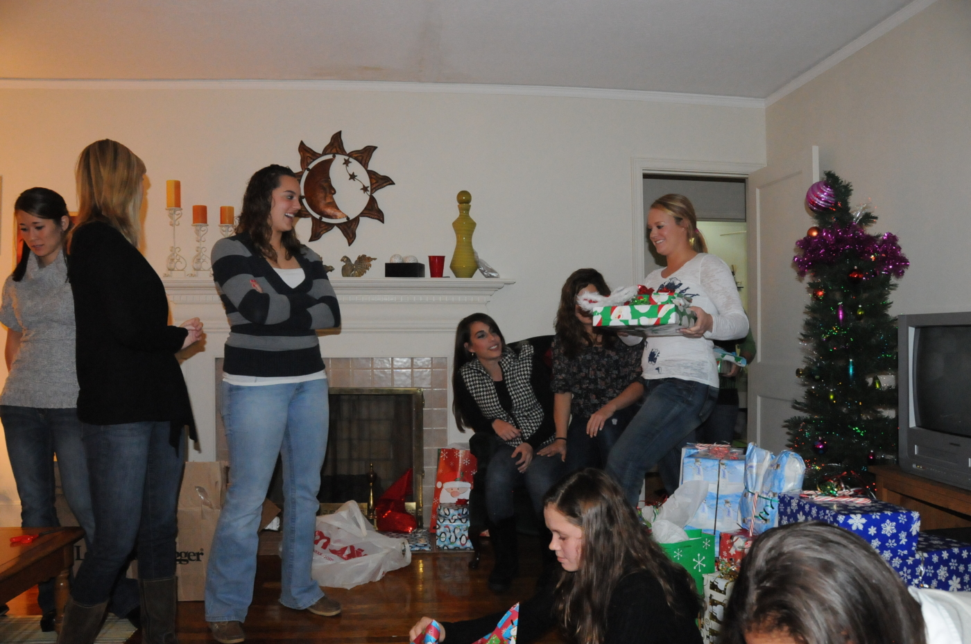 Softball Wrapping Gifts For WIS Families Helping Families