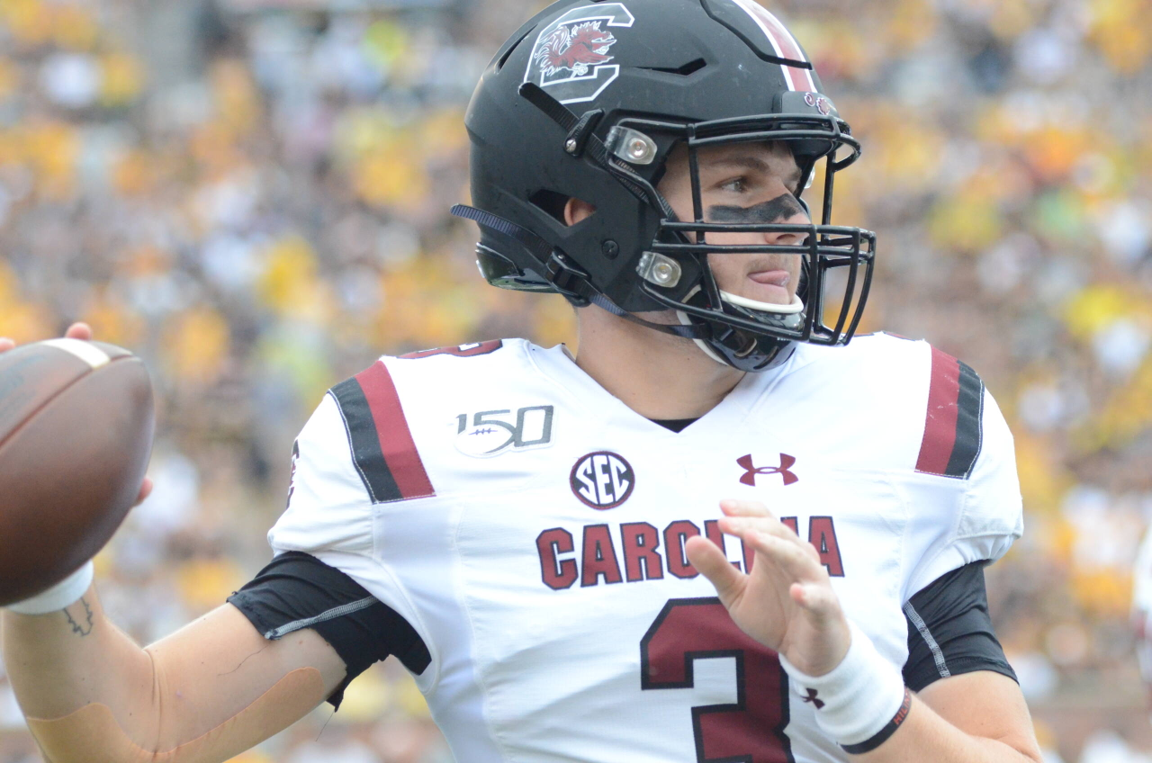 Ryan Hilinski (3) at Missouri (Sept. 21, 2019)