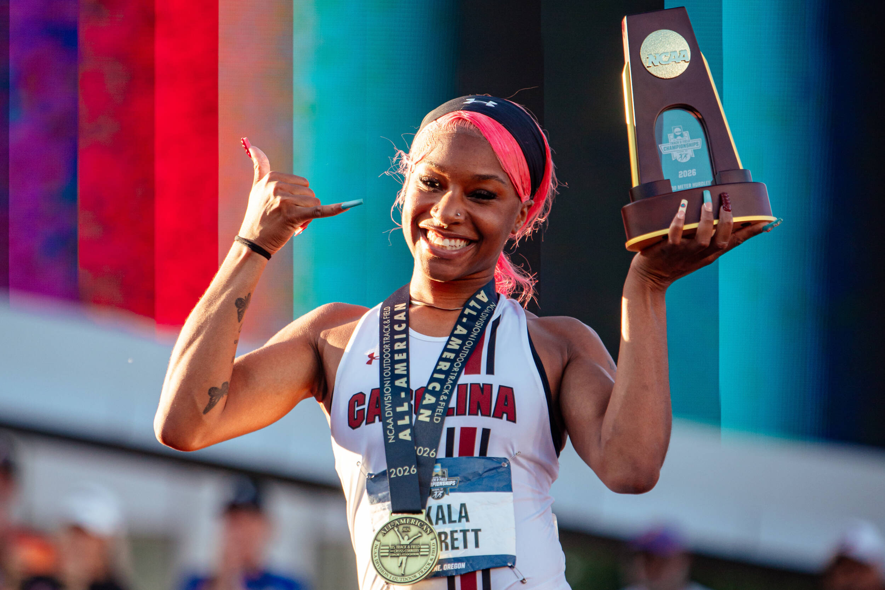 Garrett Crowned NCAA 400-Meter Hurdle Champion