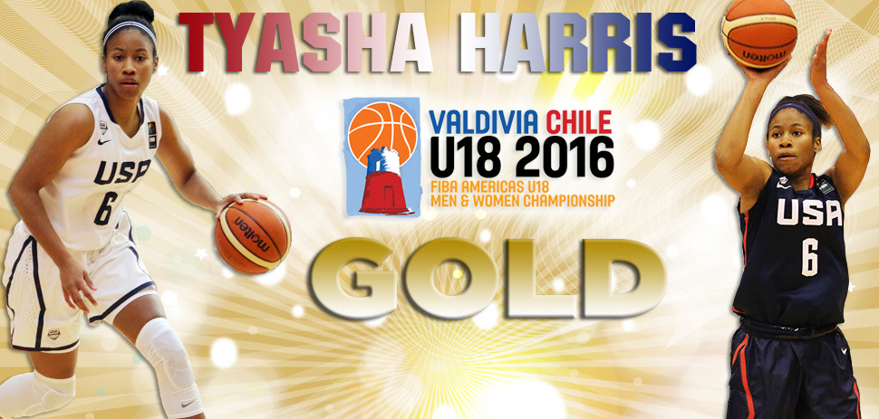 Harris Pours in 18 Points to Lead U.S. to Gold Medal