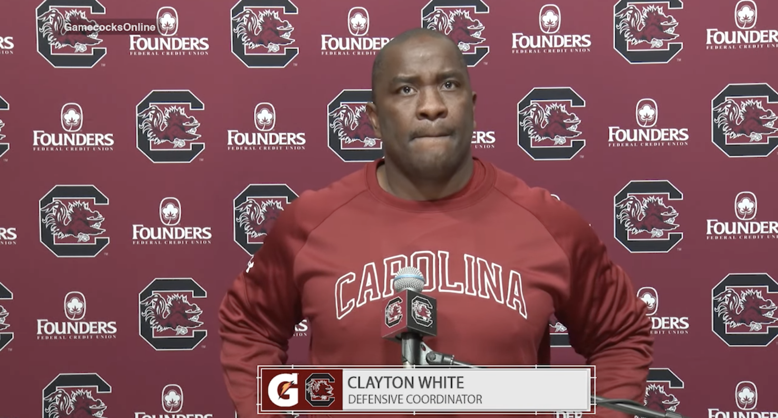 Clayton White News Conference