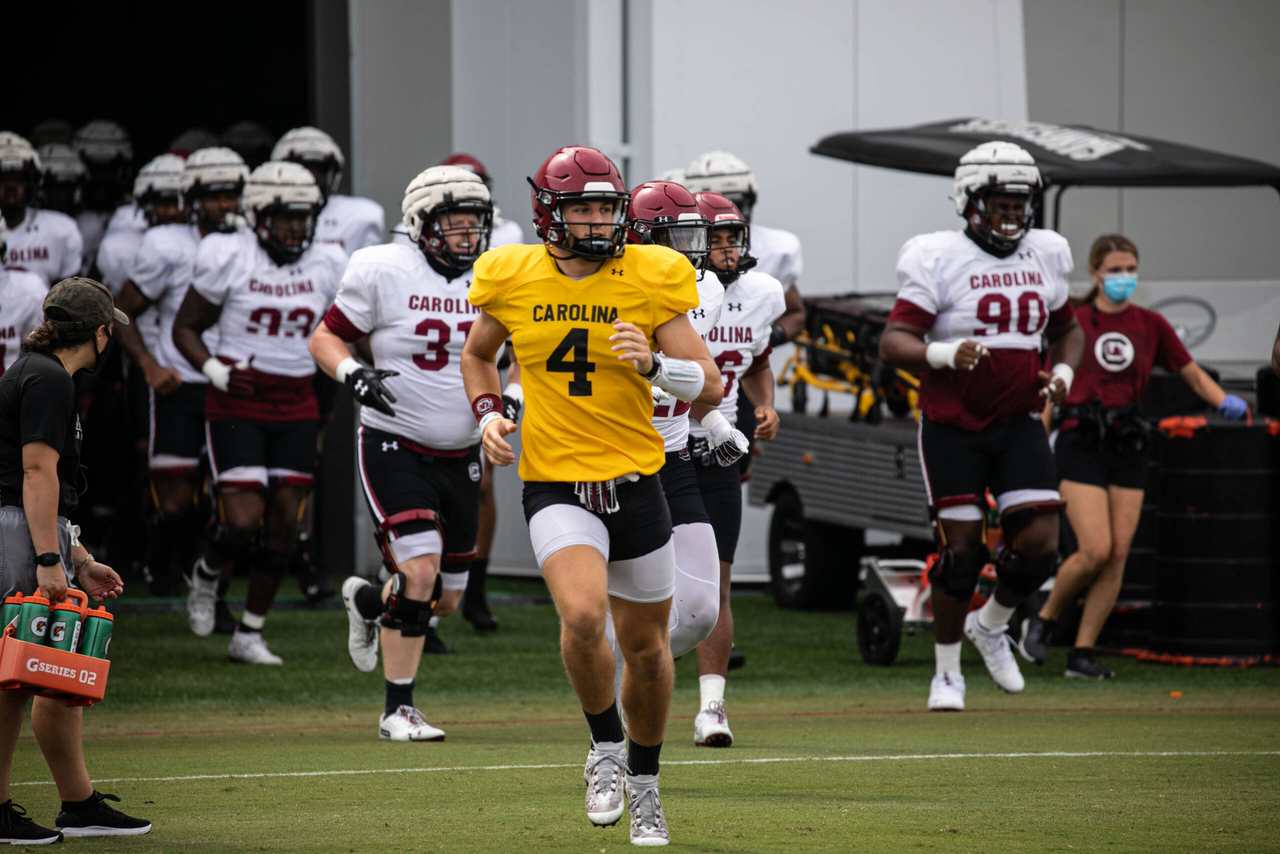 Luke Doty (4) | Saturday, Aug. 22, 2020 | Ken & Cyndi Long Football Operations Center | Columbia, S.C. | Photos by South Carolina Athletics