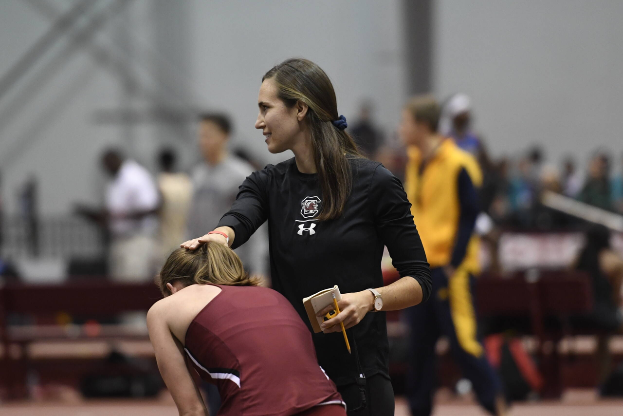 Graduate Assistant Breanna Radford in action at the Gamecock Inaugural | Jan. 18, 2019 | Photo by Allen Sharpe