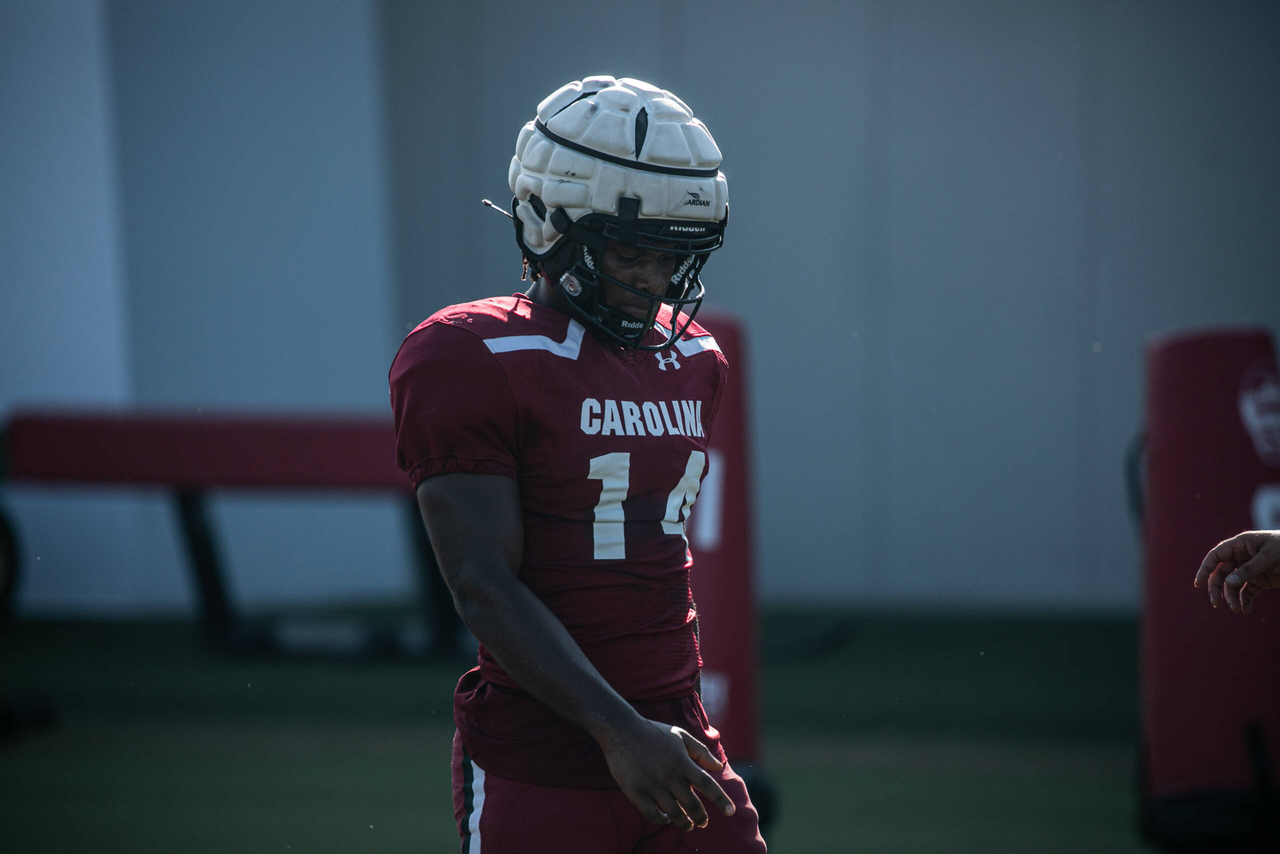 Deshaun Fenwick (14) | Tuesday, Sept. 8, 2020 | Ken & Cyndi Long Football Operations Center | Columbia, S.C. | Photos by South Carolina Athletics