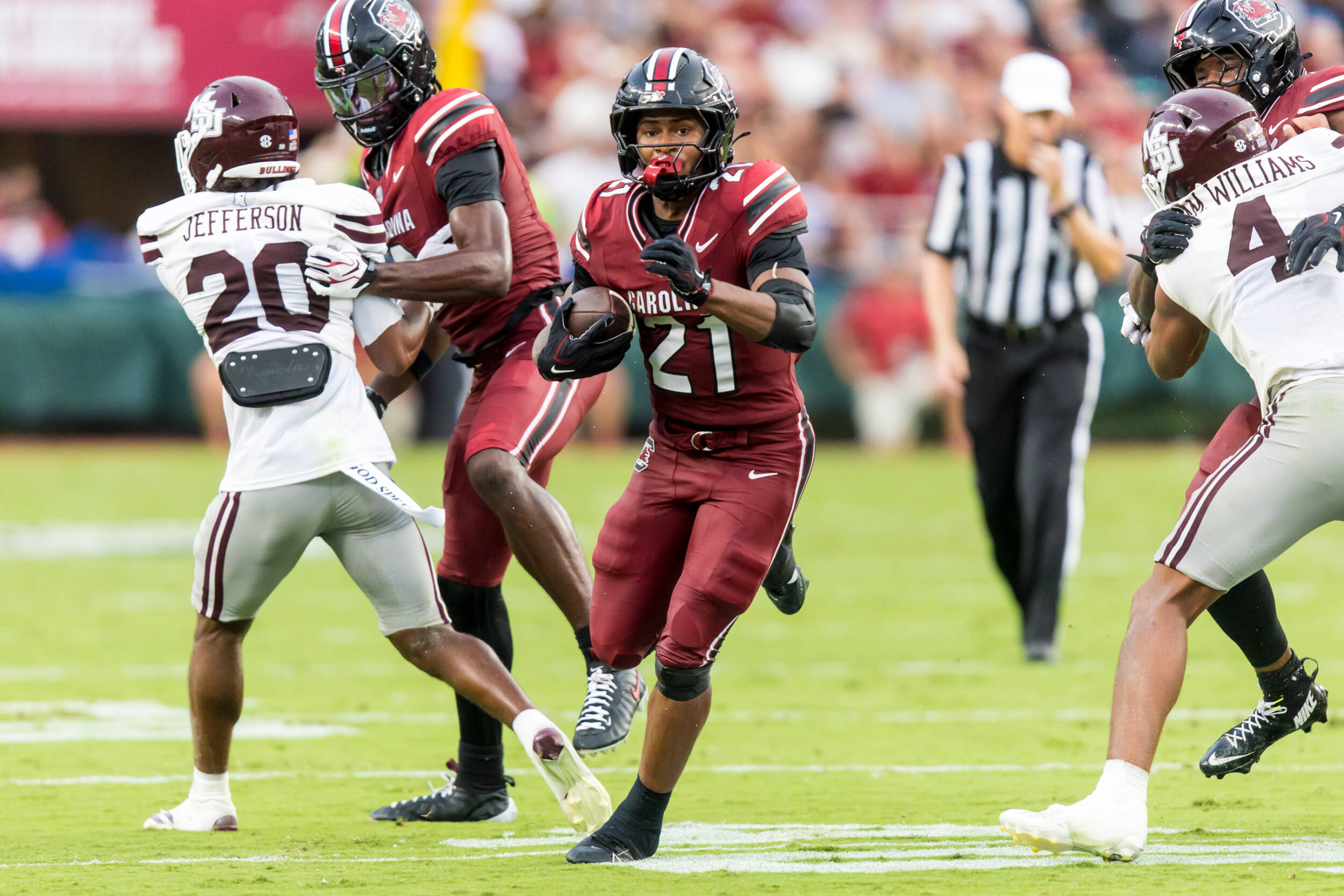 Football Falls to Mississippi State in SEC Opener – University of South ...