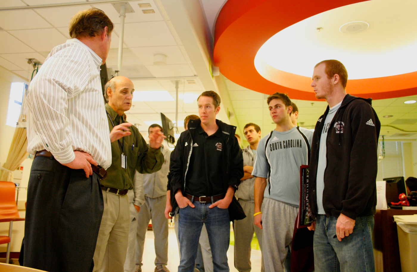 Gamecocks Visit Palmetto Children's Hospital