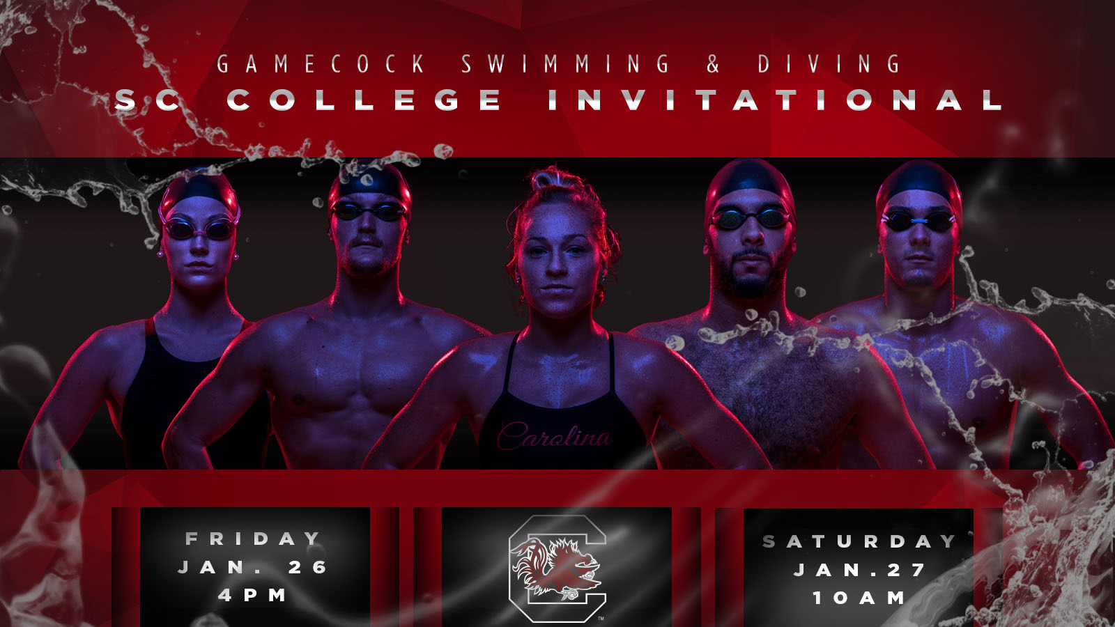 Swimming & Diving Hosts SC Collegiate Invitational for Senior Day